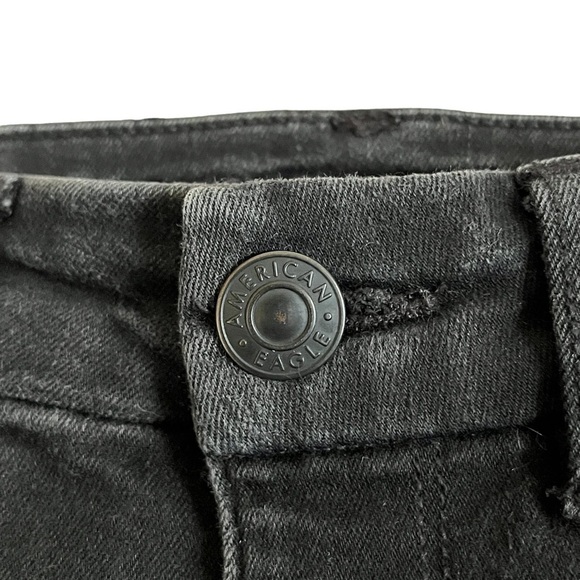 AE Ne(x)t Level Stretch Curvy High Waisted Distressed Jegging 0 Short - Picture 8 of 17